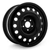 Штампованный диск Trebl R-1725 6.5x17 5x114.3 ET 46 Dia 67.1 (черный глянцевый)