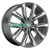 Литой диск LS Forged LS FG34 9.5x22 5x150 ET 45 Dia 110.1 (серебристый матовый с полированной лицевой частью)