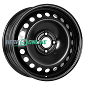 Штампованный диск Magnetto 16017 6.5x16 4x100 ET 50 Dia 60.1 (черный глянцевый)