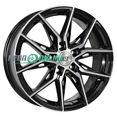 Литой диск RST R247 7x17 5x114.3 ET 45 Dia 67.1 (черный глянцевый)