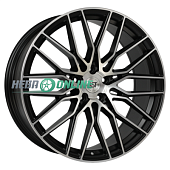 Литой диск NEO 211FF 7.5x20 5x108 ET 41 Dia 65.1 (черный матовый с полированной лицевой частью)