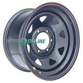 Штампованный диск Off Road Wheels Toyota Hilux 2.5D, 3.0D 8x16 6x139.7 ET -10 Dia 110 (черный)