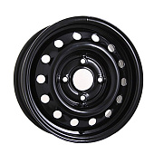 Штампованный диск ТЗСК Skoda Octavia 6.5x16 5x112 ET 50 Dia 57.1 (черный глянцевый)