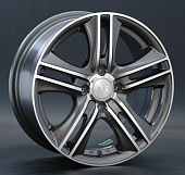 Литой диск LS Wheels LS191 6.5x15 5x100 ET 43 Dia 57.1 (серебристый полированный)