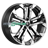 Литой диск КиК Premium Series КР015 7.5x19 5x108 ET 36 Dia 65.1 (графит матовый)