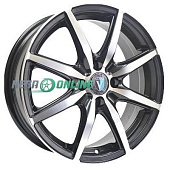 Литой диск Venti 1615 6.5x16 5x108 ET 45 Dia 60.1 (черный глянцевый)