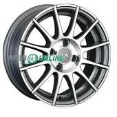 Литой диск LS Wheels LS403 8x18 5x114.3 ET 40 Dia 67.1 (серый темный глянцевый полностью полированнный)