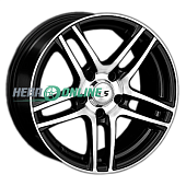 Литой диск LS Wheels LS285 6.5x15 5x114.3 ET 40 Dia 67.1 (серый темный глянцевый полностью полированнный)