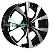 Литой диск Khomen KHW1906 7x19 5x114.3 ET 40 Dia 64.1 (black)