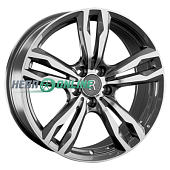 Литой диск Replay GA27 8x19 5x120 ET 41 Dia 59.6 (серый темный глянцевый полностью полированнный)