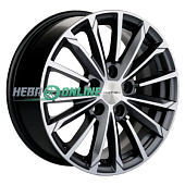 Литой диск Khomen KHW1611 6.5x16 5x114.3 ET 43 Dia 67.1 (black)