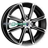 Литой диск КиК Флэш (КС710) 5x13 4x98 ET 35 Dia 58.5 (серебристый темный)