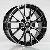 Литой диск Megami MGM-28 6.5x15 4x100 ET 40 Dia 60.1 (серый темный глянцевый полностью полированнный)