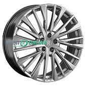 Литой диск Replay LX245 8x21 5x114.3 ET 40 Dia 60.1 (серебристый матовый с полированной лицевой частью)