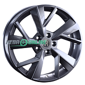 Литой диск Replay SK130 7x18 5x112 ET 43 Dia 57.1 (серый темный глянцевый полностью полированнный)
