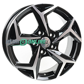 Литой диск RST R 066 6.5x16 5x114.3 ET 40 Dia 66.1 (черный глянцевый)