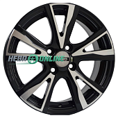 Литой диск NEO 574 6x15 4x100 ET 36 Dia 60.1 (серебристый с полированным ободом)