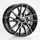 Литой диск Megami MGM-26 6x14 4x100 ET 35 Dia 67.1 (серый темный глянцевый полностью полированнный)