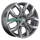 Литой диск LS FlowForming RC92 8x20 5x108 ET 45 Dia 63.3 (серый темный глянцевый полностью полированнный)