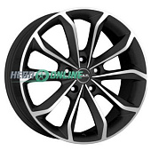 Литой диск Mak Xenon 9.5x20 5x150 ET 52 Dia 110.2 (чёрный матовый с полированной лицевой частью)