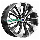 Литой диск КиК Авиор (КС936) 7x17 5x108 ET 50 Dia 63.4 (серебристый темный)