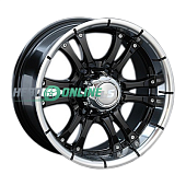 Литой диск LS Wheels LS161 8x16 6x139.7 ET 10 Dia 93.1 (bkl)