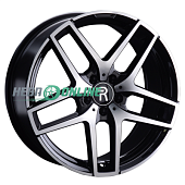 Литой диск Replay MR217 8x19 5x112 ET 38 Dia 66.6 (чёрный глянцевый с полированной лицевой частью)