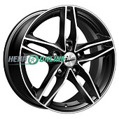 Литой диск iFree Moskva 6.5x16 5x110 ET 37 Dia 65.1 (черный с полированной лицевой частью)