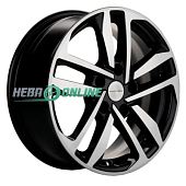 Литой диск Khomen KHW1612 6.5x16 5x100 ET 39 Dia 57.1 (серый)