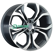 Литой диск Replay B116 10x19 5x120 ET 53 Dia 74.1 (чёрный глянцевый с полированной лицевой частью)