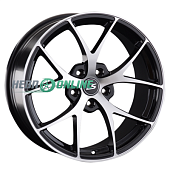 Литой диск LS Wheels LS845 8.5x18 5x114.3 ET 35 Dia 67.1 (серый темный глянцевый полностью полированнный)