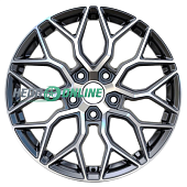 Литой диск Venti 1719 7x17 5x108 ET 33 Dia 60.1 (черный глянцевый)