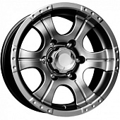 Литой диск КиК Байконур 7x15 5x139.7 ET 20 Dia 108.5 (dark platinum)