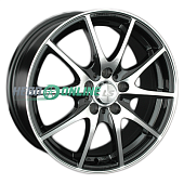 Литой диск LS Wheels LS536 6.5x16 4x108 ET 26 Dia 65.1 (серый темный глянцевый полностью полированнный)