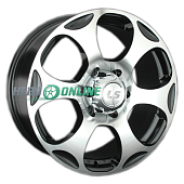 Литой диск LS Wheels LS310 8x18 6x139.7 ET 36 Dia 100.1 (чёрный глянцевый с полированной лицевой частью)