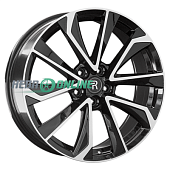 Литой диск Replay CHG47 7.5x19 5x114.3 ET 35 Dia 60.1 (чёрный глянцевый с полированной лицевой частью)