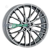 Литой диск Mak Speciale-D 9.5x19 5x112 ET 45 Dia 66.6 (чёрный глянцевый с полированной лицевой частью)