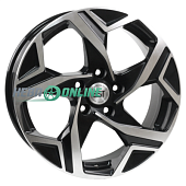 Литой диск RST R 227 7x17 5x110 ET 46 Dia 63.4 (черный глянцевый)