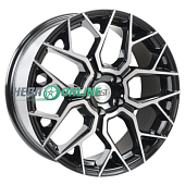 Литой диск RST R 148 8x18 5x112 ET 30 Dia 66.6 (черный глянцевый)