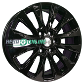 Литой диск Khomen KHW2010 8x20 6x139.7 ET 45 Dia 95.1 (черный глянцевый)