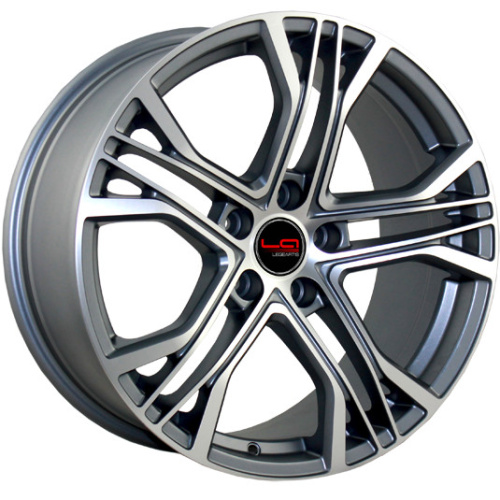 LegeArtis Concept A528 8.5x19 5x112 ET 20 Dia 66.6 (черный матовый с полировкой)