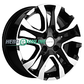 Литой диск Khomen KHW1503 6x15 4x100 ET 46 Dia 54.1 (серебристый глянцевый)