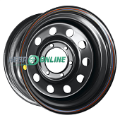 Штампованный диск Off Road Wheels Nissan/Toyota 8x15 6x139.7 ET -19 Dia 110 (черный)