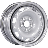 Штампованный диск Trebl 7250 6x14 5x100 ET 37 Dia 57.1 (черный глянцевый)
