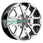 Литой диск LS Forged LS FG20 8x18 6x139.7 ET 42 Dia 75.1 (серебристый тёмный)