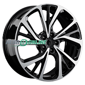 Литой диск LS Forged LS FG22 8x19 5x120 ET 41 Dia 72.6 (чёрный глянцевый с полированной лицевой частью)
