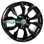 Литой диск RST R 106 6.5x16 5x114.3 ET 50 Dia 66.1 (черный глянцевый)