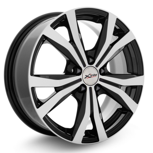 X Trike X-119 6.5x16 5x114.3 ET 45 Dia 67.1 (черный с полированной лицевой частью)