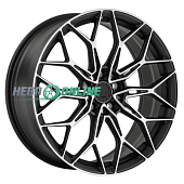 Литой диск LS Forged LS FG56 8x19 5x114.3 ET 35 Dia 67.1 (черный матовый с полировкой)