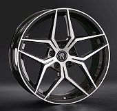 Литой диск Replay KI341 8x18 5x114.3 ET 34 Dia 67.1 (чёрный глянцевый с полированной лицевой частью)